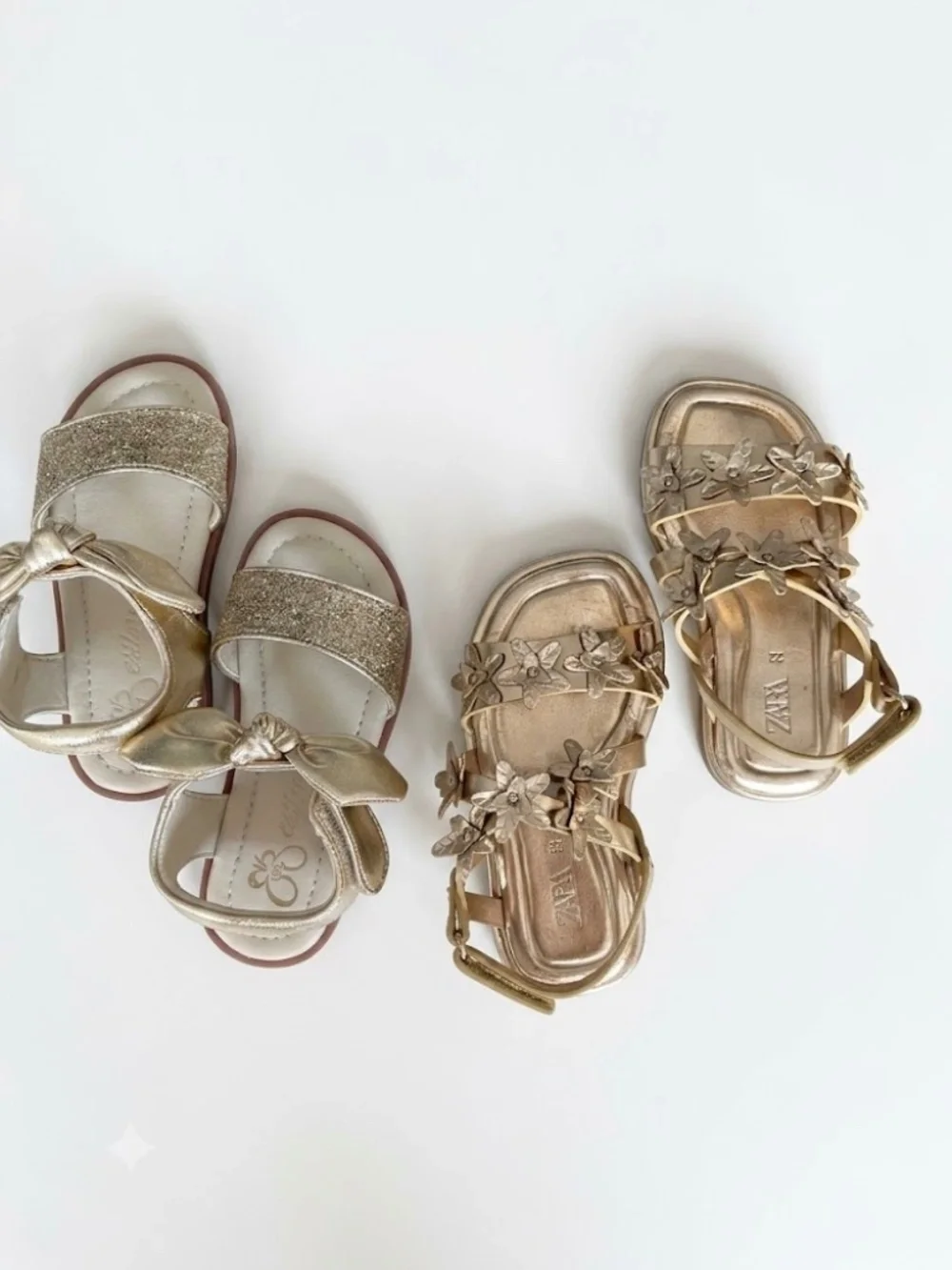 Gold Sandals Size 7